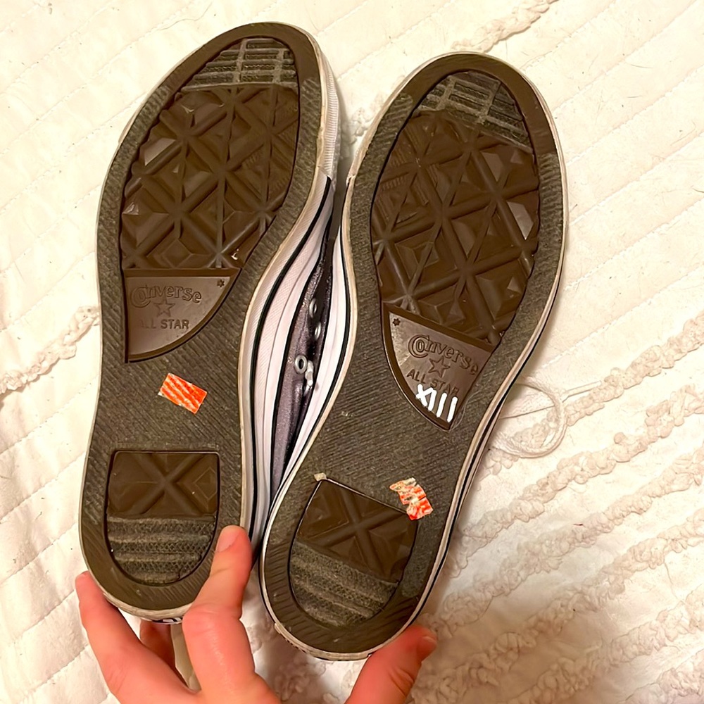 Silver Converse - image 2